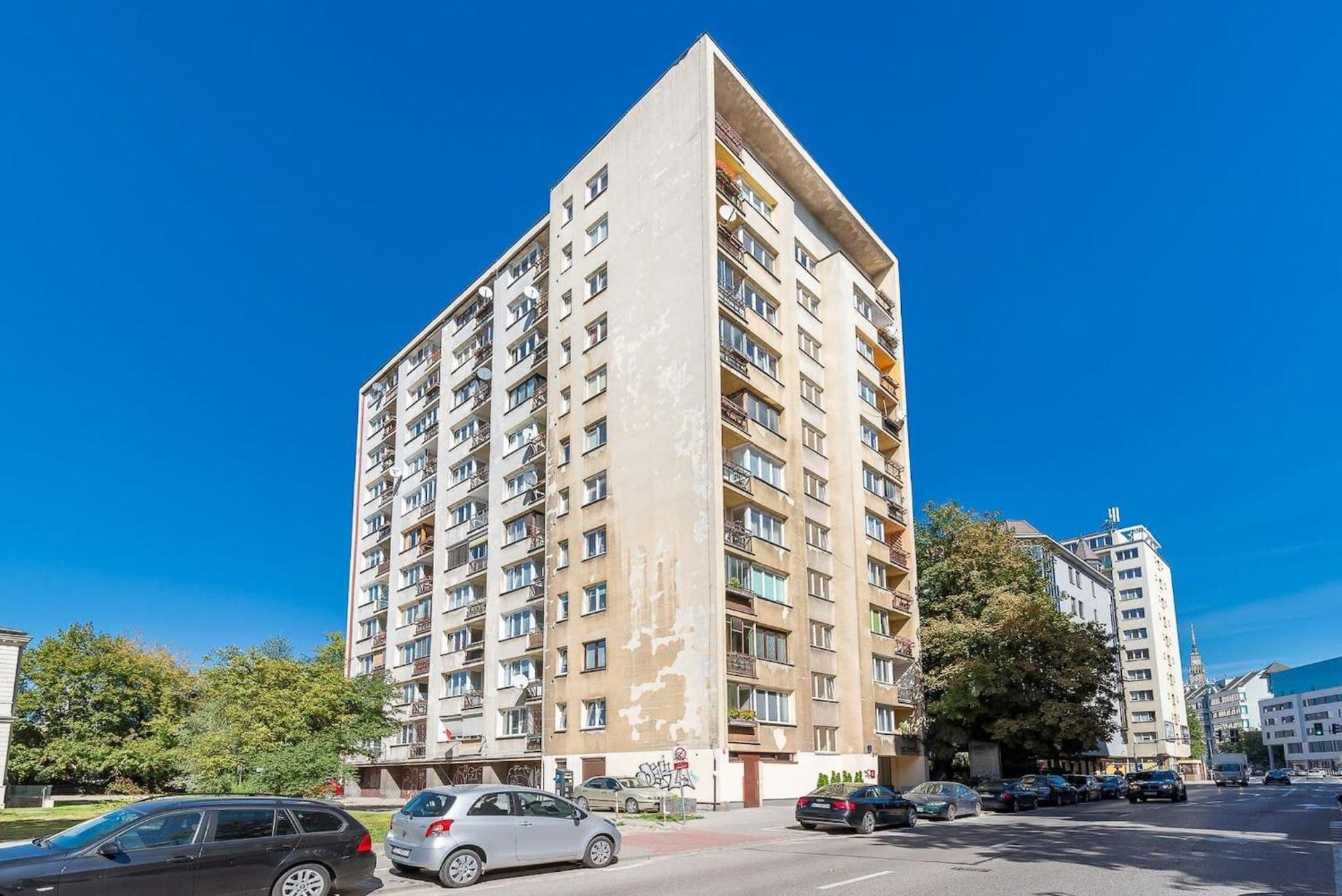 Navy Aesthetic Apartment With Balcony By Noclegi Renters Warsawa Bagian luar foto